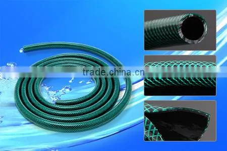 PVC Plastic hose with brass fittings 1/2'' 5/8'' garden hose pvc spiral flexible hose