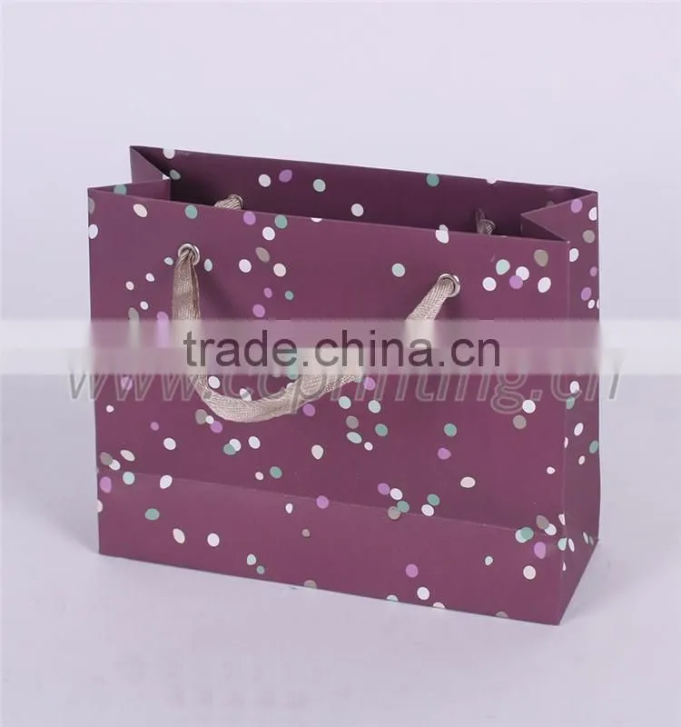 2016 New Luxury Shopping Paper Bag for Cloth