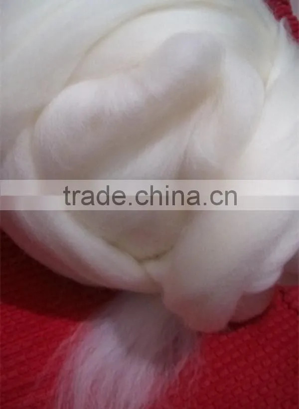 high color fastness Australia wool top 16.5-28mic 55-80mm