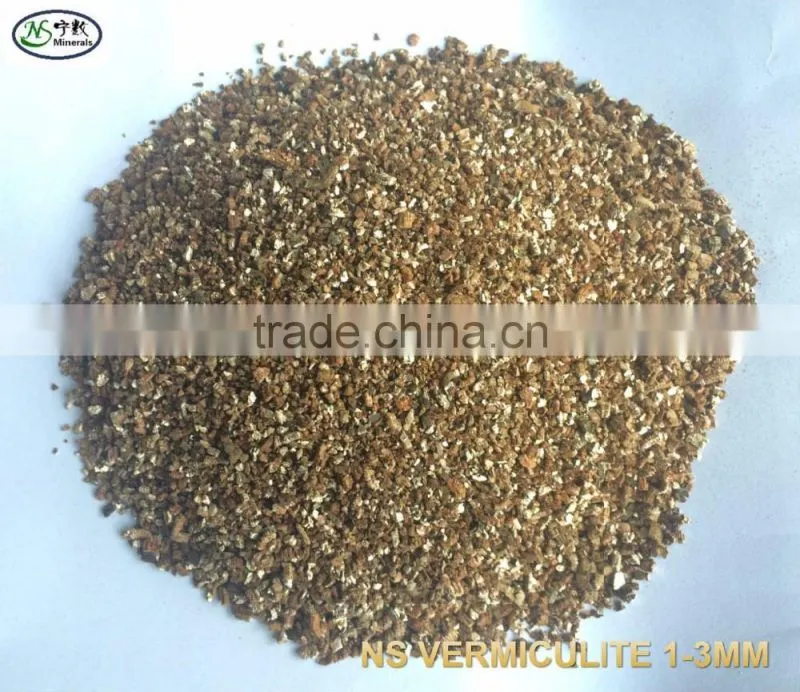 Bulk Lightweight Gloden Expanded Vermiculite for Construction