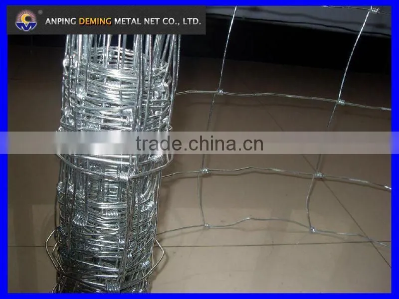High quality hot dip galvanized veld span fence/deer fence net (Deming factory, ISO900 certificate)