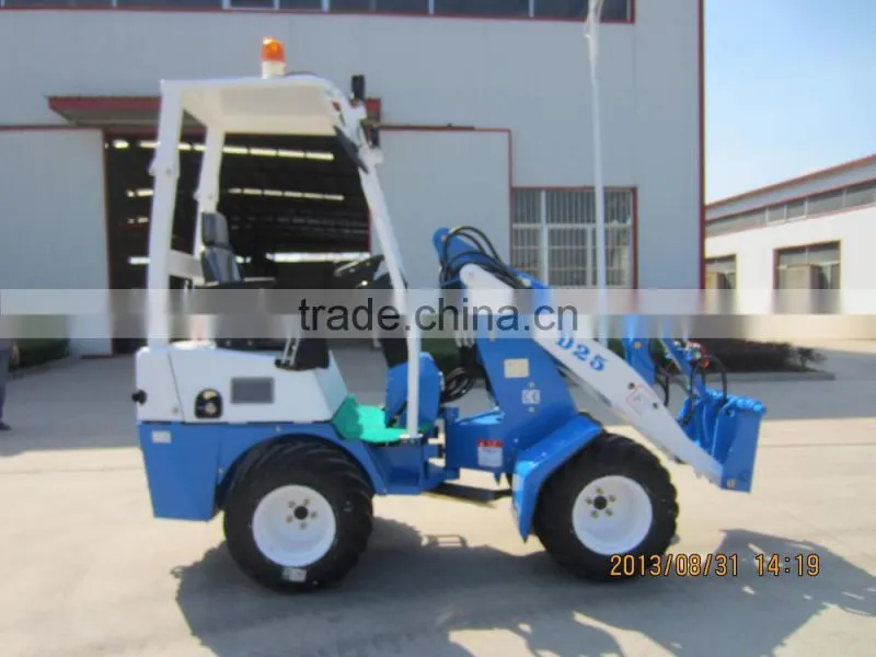 CE top quality 800kg capacity ZL08 mini wheel loader