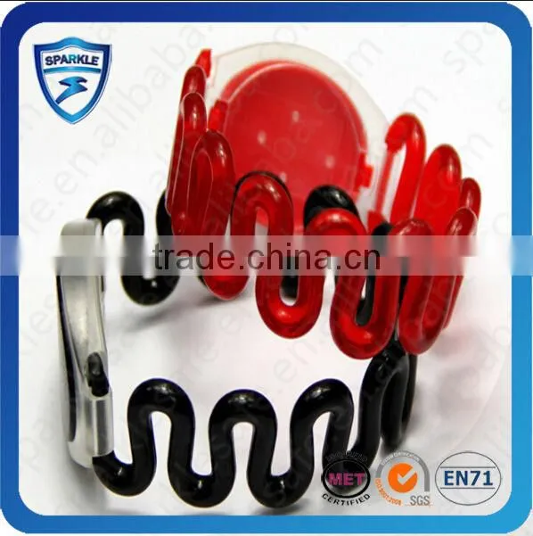 customized waterproof rfid silicone vibrating wristband bracelet