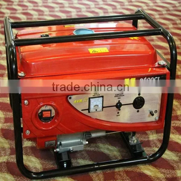 Hotsale generator honda design 2.8kva gasoline generator 6.5hp single phase air cooled