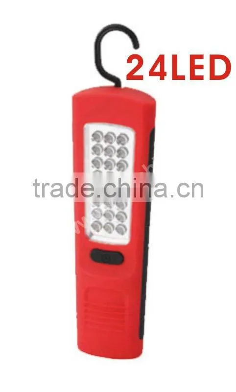battery powered hanging work light with 24led