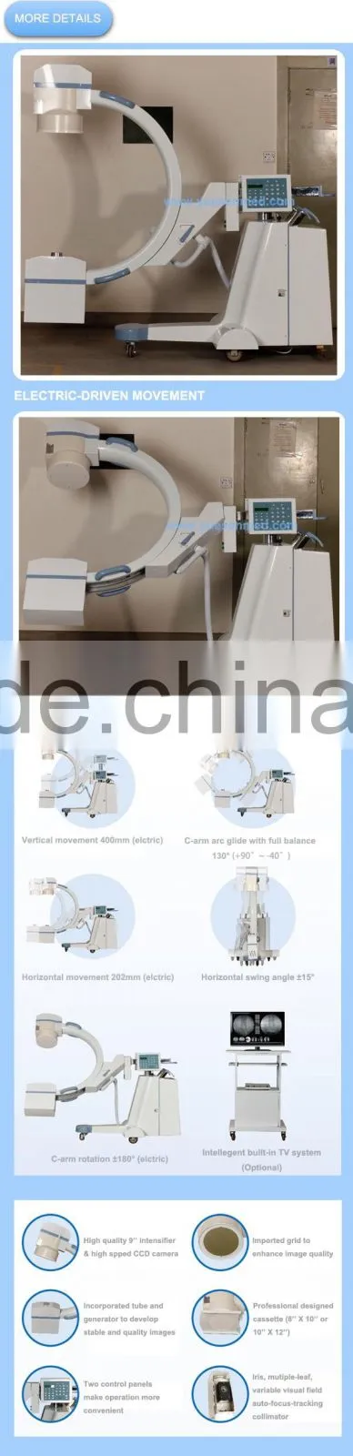 high performance 3.5kw 110kv 5kw 120kv 40khz cheap price for c arm x ray machine