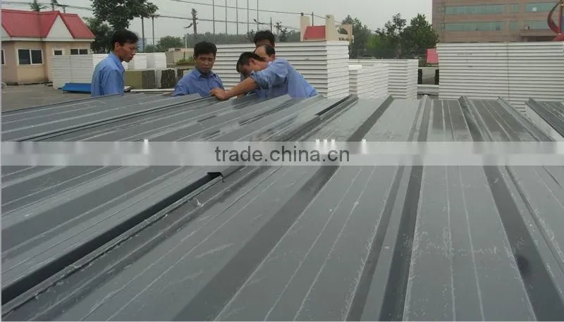 Rock Wool Sandwich Roof Panels/Polyurethane Faux Rock Panel/Galvanized Roof Panels