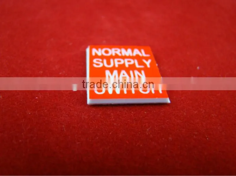 Customized ABS Plastic Label