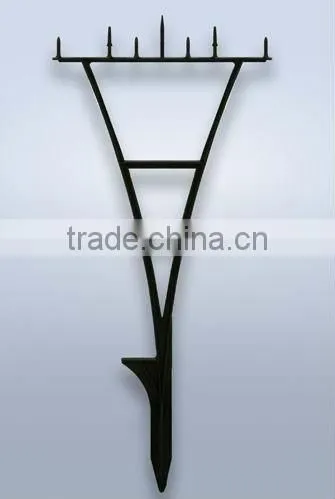 plastic "H" wire yard sign stakes