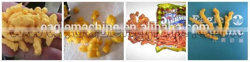 Jinan Eagle nik naks corn cheetos chips kurkure making machine plant