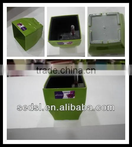 chinese flower vase,plastic plant pot,square flower pot