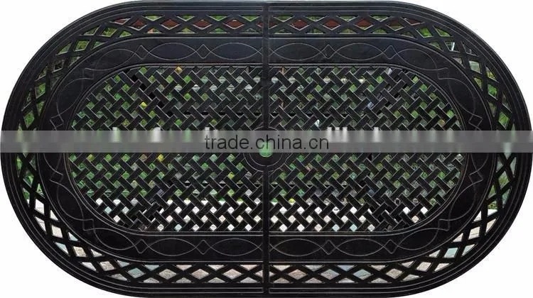 Oval Table Cast aluminum outdoor furniture for project