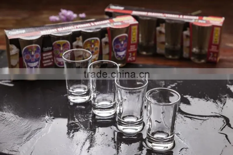 45ml clear glass dessert shot glass