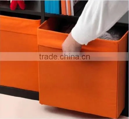 Store More Foldable Storage Cubes Colorful Fabric Drawer Baskets Bins