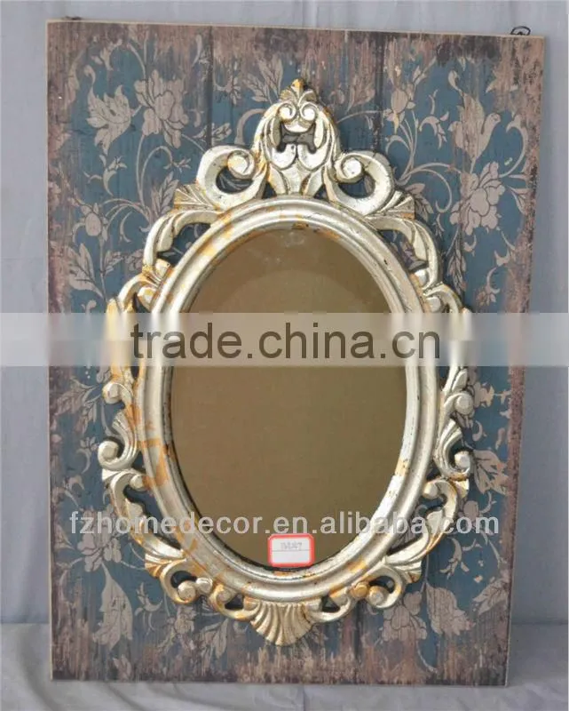 2016 French style unique wall decorative mirror baroque style Vintage mirror