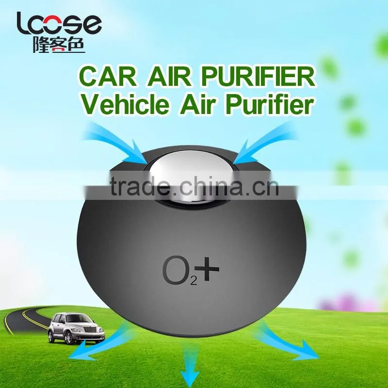 Portable O2+ mini auto car use air purifier high quality car air purifier clearner