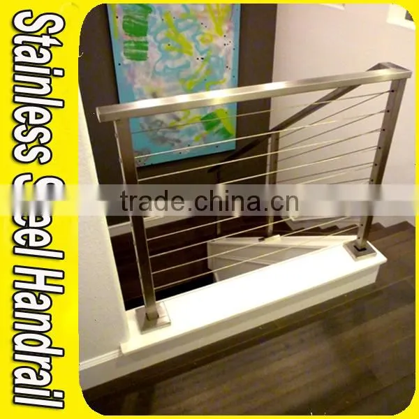 Fabrication Project Stainless Steel Balcony Wire Mesh Railings Stainless