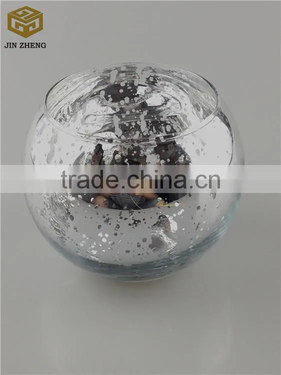 cheap price candelabras centerpiece,mercury glass candle holder wholesale