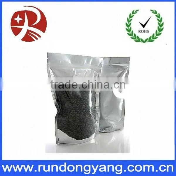 coffee bean Metallized Flat Food Pouches