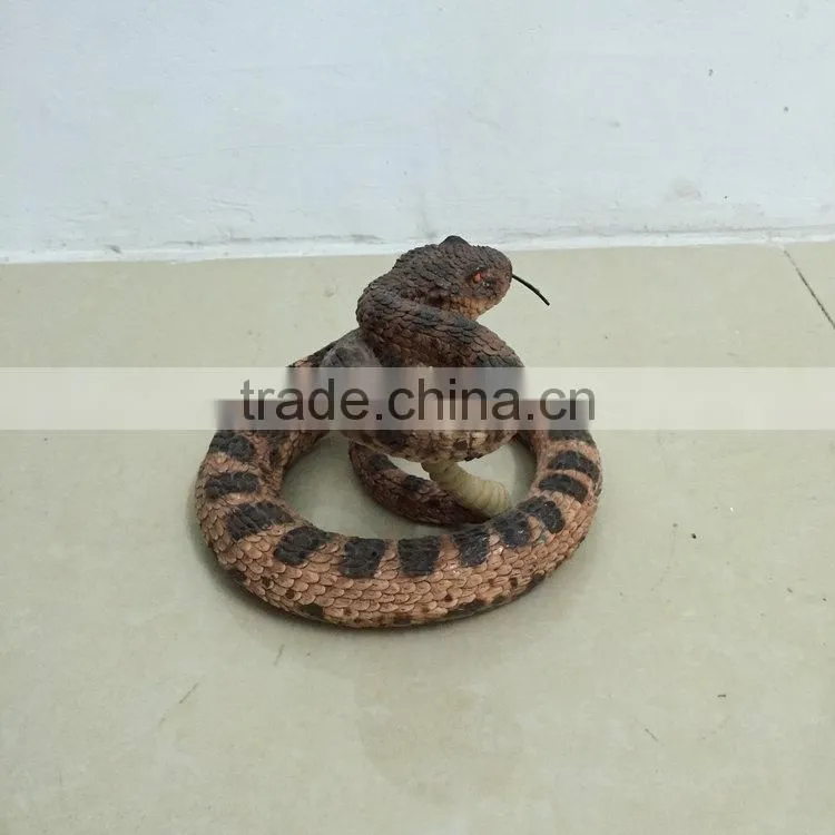Polyresin snake sculpture