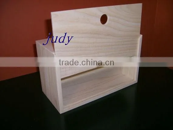 eco-friendly carved wooden tissue box wholesale