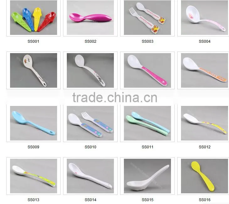 melamine yellow Soup spoon