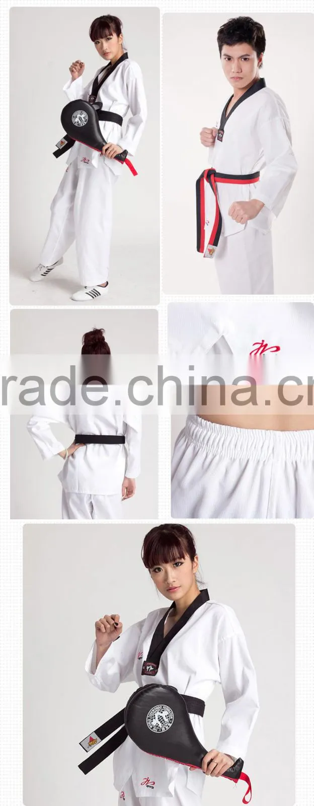 Wholesale good price 100% cottom taekwondo uniform for kids OEM