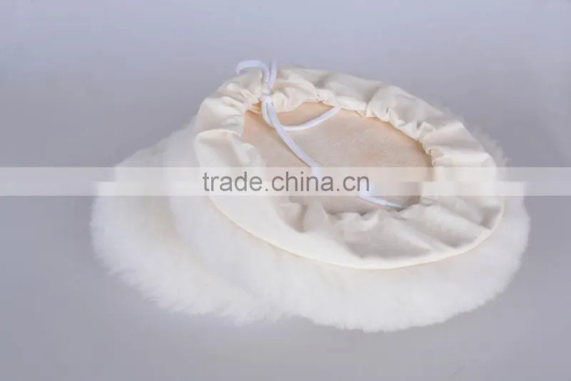 100% wool pad/car polishing pad/wool polishing bonnet