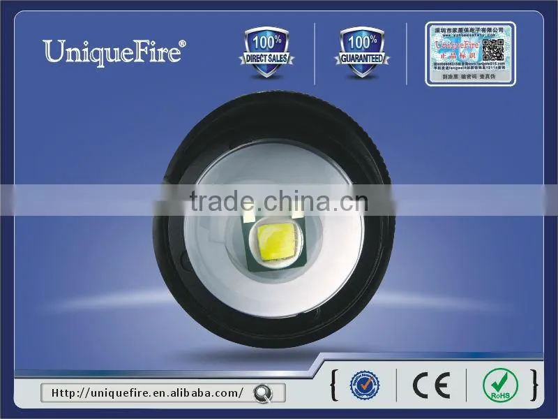 Uniquefire hunting automotive power rechargeable bicycle headlight