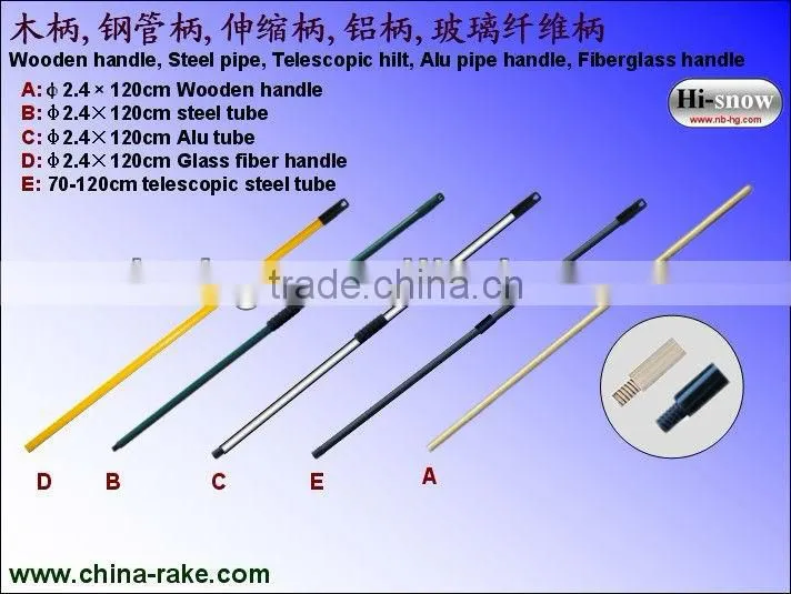 27 teeth long handle plastic grass rake (27W)