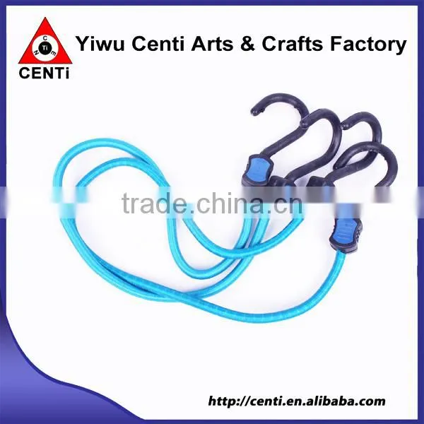 Elastic bungee packing cord with Plastic Clips