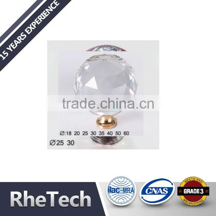 Factory supply Clear Crystal Knobs Crystal Pull Handles Clear Glass Knobs Wholesale