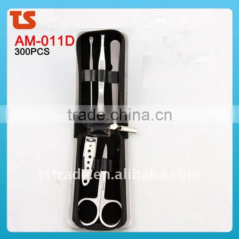 2014 5PC Professional Stainless Steel Nail Manicure Set Tools AM-018B