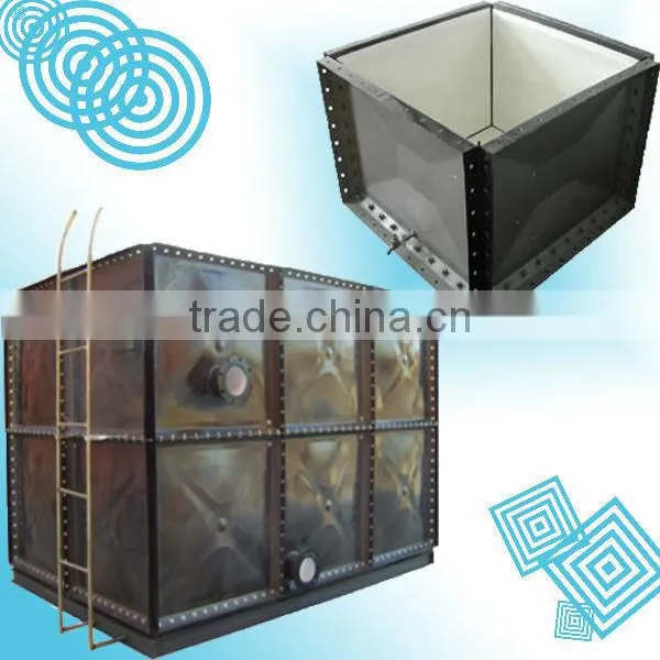 Enameled steel water tank with hign weigh and high strength