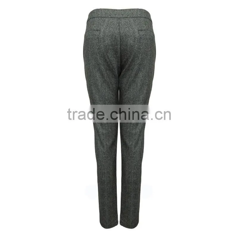 fashion ladies formal slim fit pants long black trousers 2016 high quality tight women pants