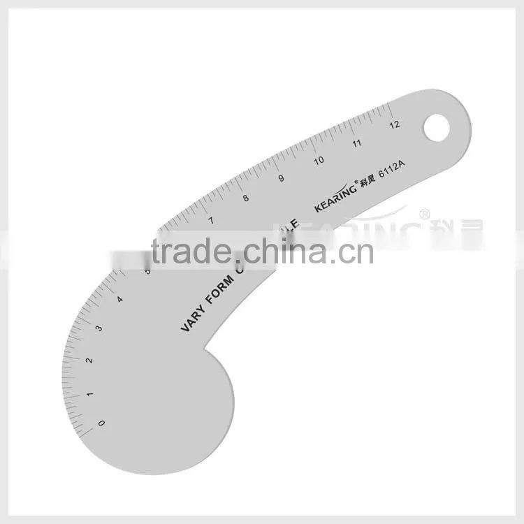 Kearing High Quality Metal Form Curve 12'' Imperial Aluminum Vary Form Curve Rulers # 6112A