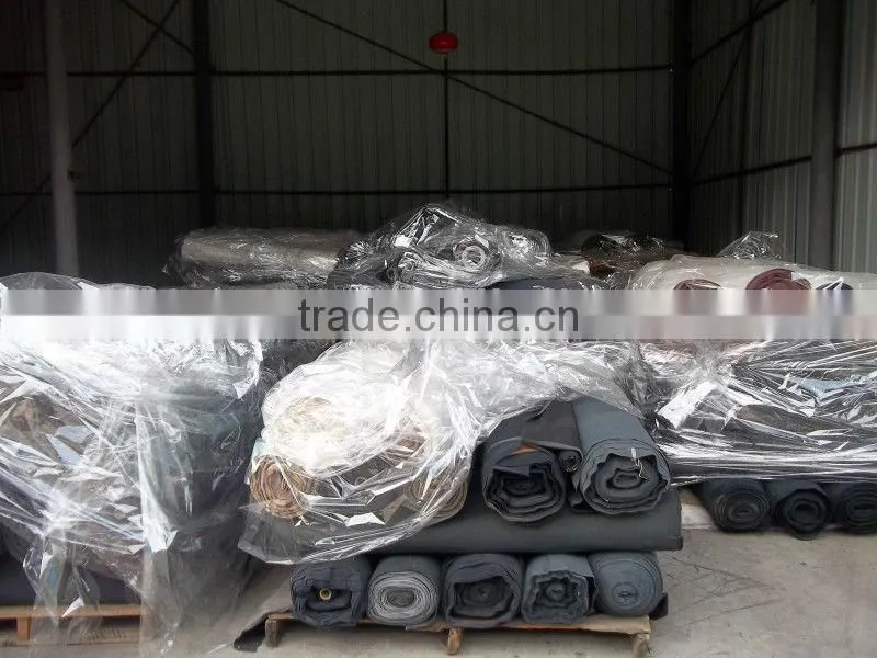PU leather, pu artiticial leather stocklots B grade for shoes and bag making