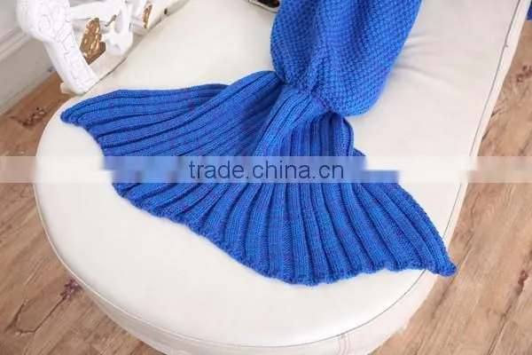 Bulk Wholesale Adult Knitted Mermaid Tail Blanket TV Wearable
