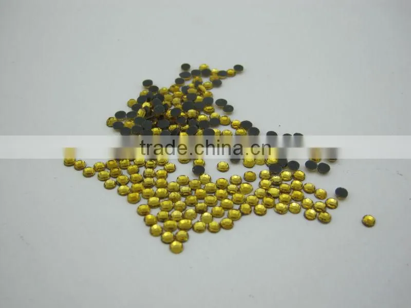 colorful high quality SS6 SS10 SS16 SS20 hot fix rhinestone
