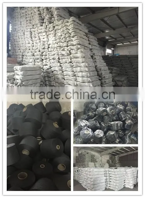 wholesales high quality 100% polyester ring spun yarn for knitting and weaving