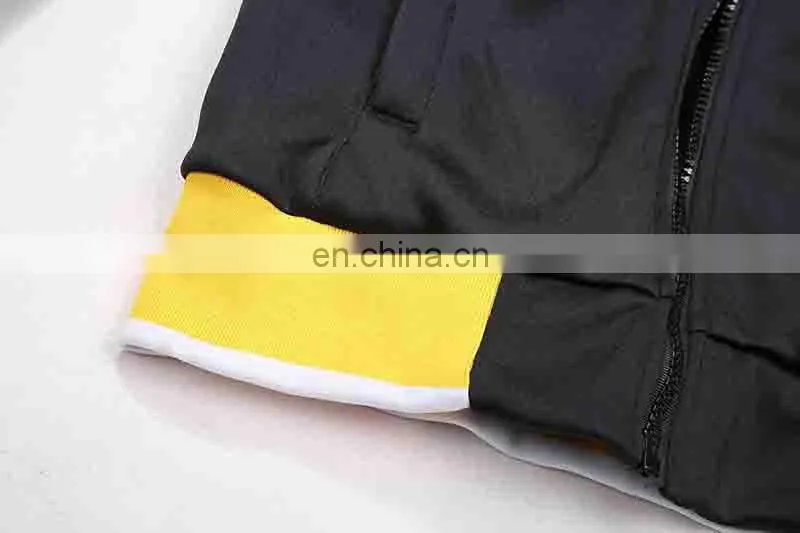 2015 new style plain cotton tracksuit for men