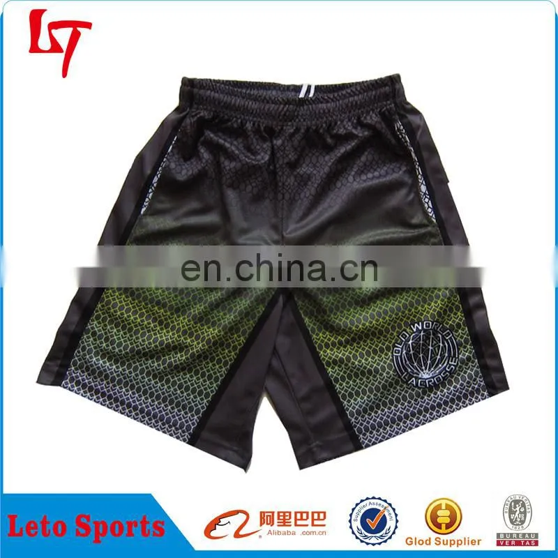 wholesale custom summer lacrosse mens shorts feminino