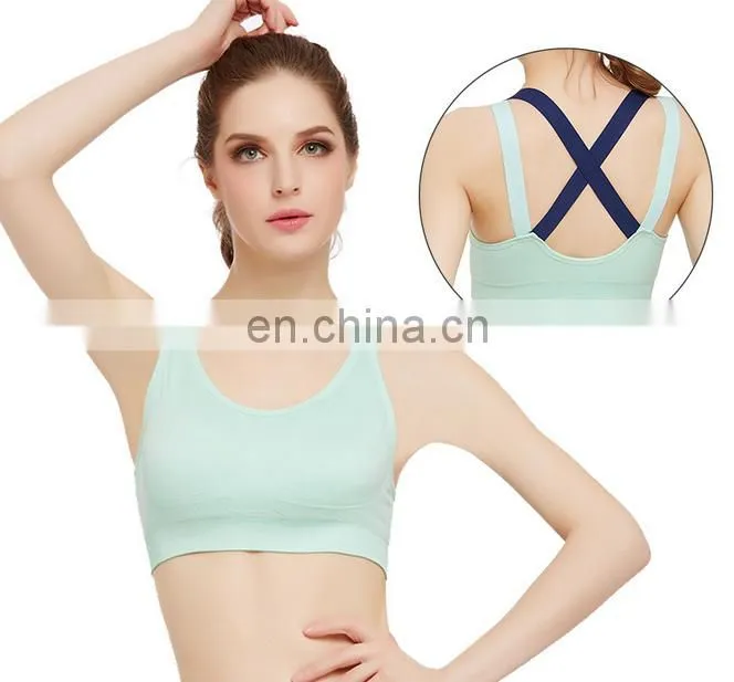 hot sex women's cheerleading sportswear sports bra yoga bra