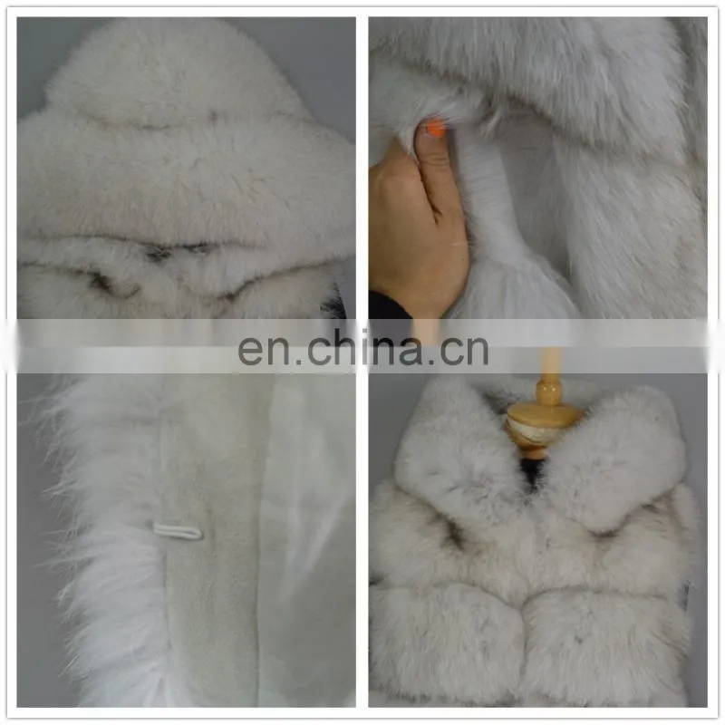 2016 Winter Genuine Fur Vests China Cheap Long Fur Vest Real Fox Fur Vest