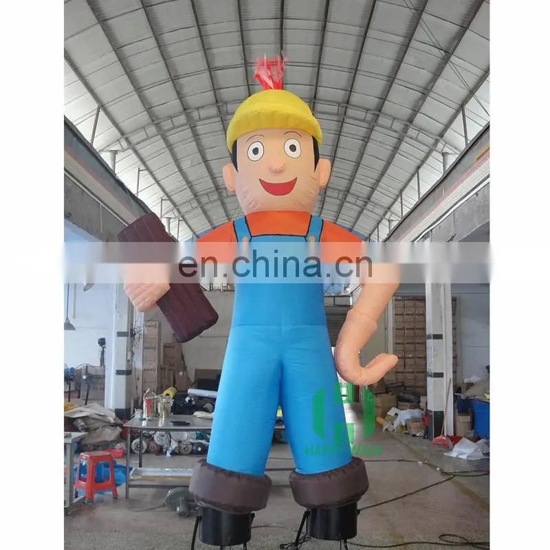Hot Sale eye catching yellow duck inflatable advertising animal figures inflatable cartoon characters