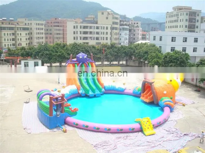 hot sale inflatable shark water slide