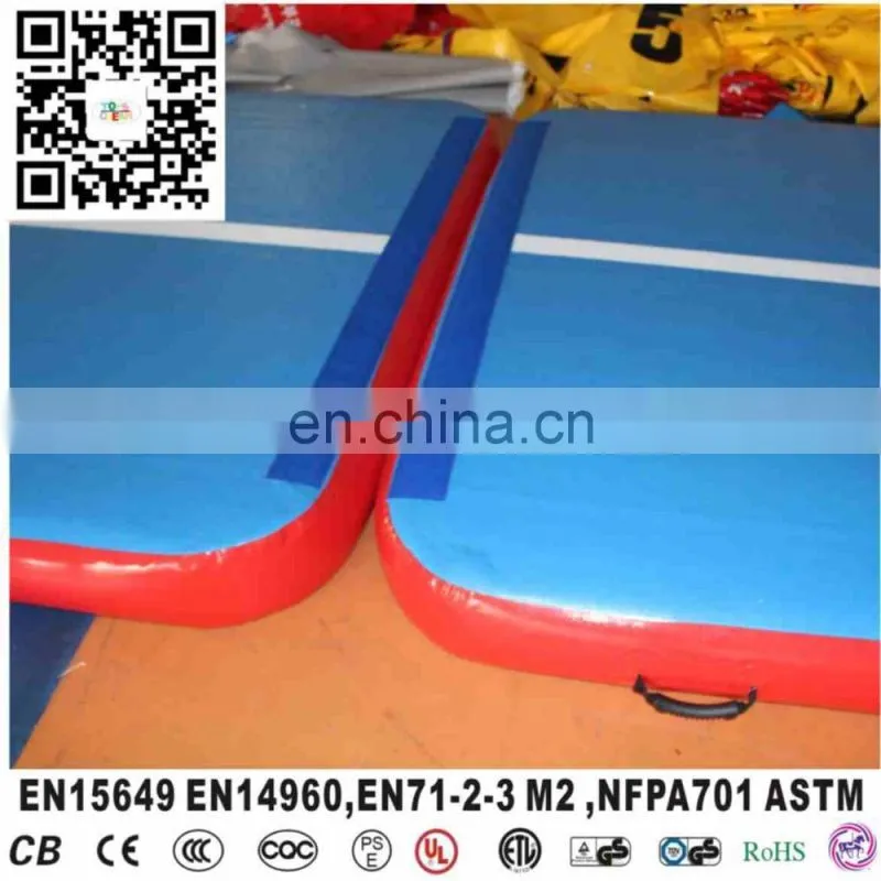 Manufacture inflatable air gym mat trainning mat tumbling mat