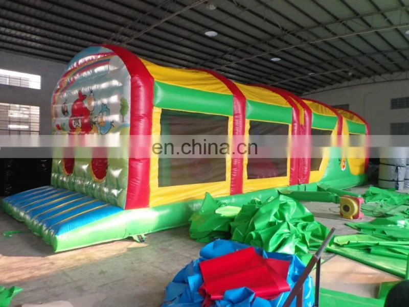 2017 giant inflatable Outdoor kids and adult fitness Obstacle Course Equipment