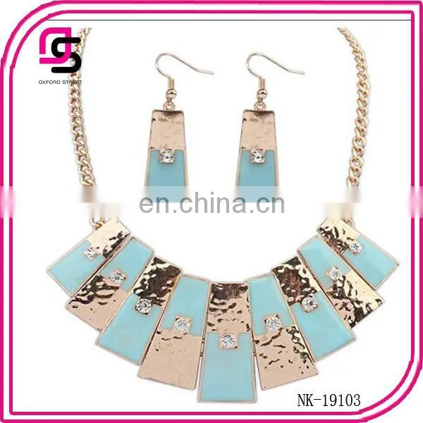 Beautiful style Flower necklace earring Jewelry Sets 2015