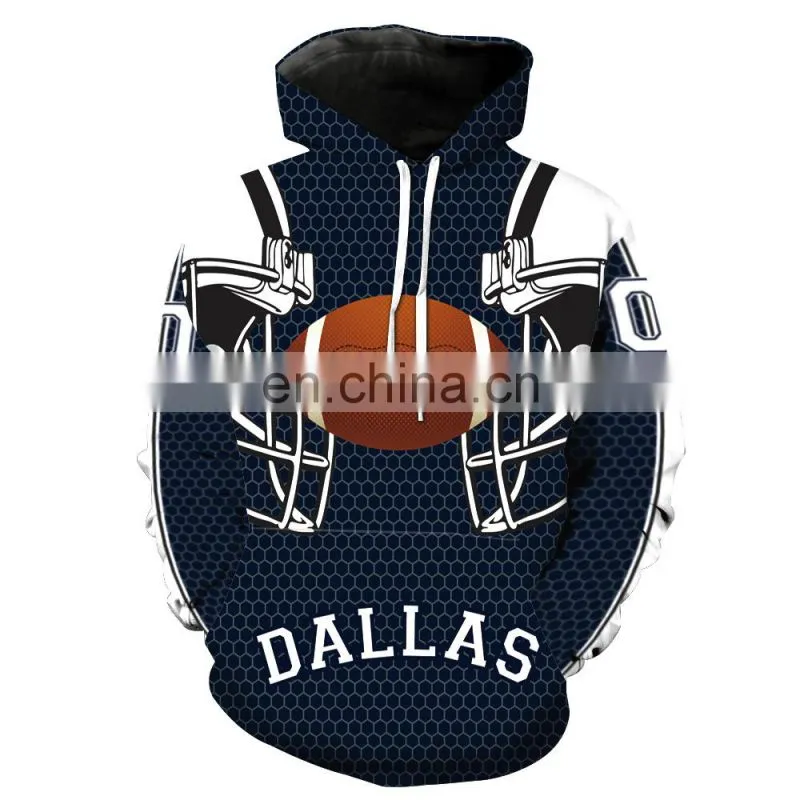100% Pre-Shrunk Cotton Hoodies USA National Football Teams Hooded sweatshirts Sweater